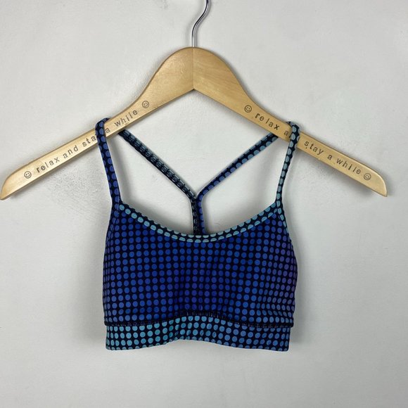 Lululemon Flow Y Sports Bra IV Cosmic Dots Size 2 - Picture 5 of 6